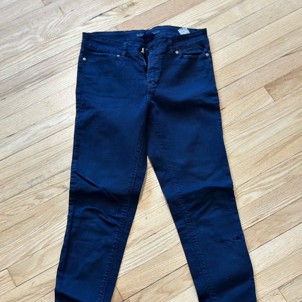 Navy jeans